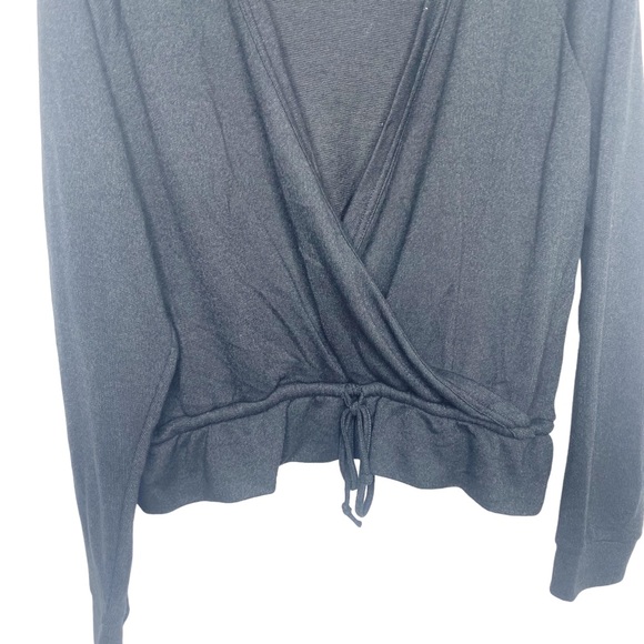 Billabong knit pullover size large charcoal gray d - Picture 4 of 5